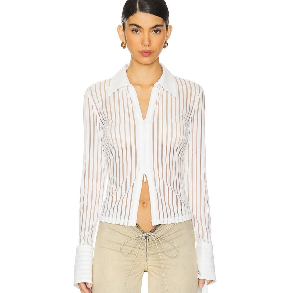 I.AM.GIA Jane Top In White NEW